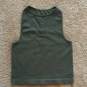 Green Women's Crop Top